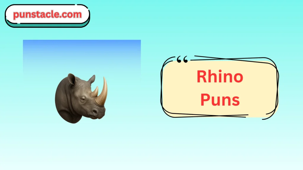 Rhino Puns for Fast Laughs